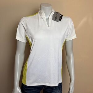 NWT - Hollas - Golf / Tennis zip neck polo. Large. P2P 21”